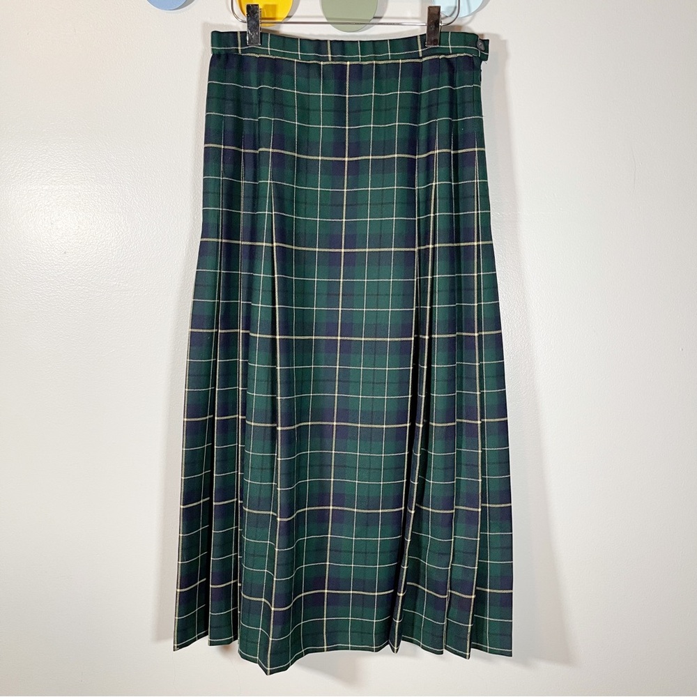 Pendleton Vintage Virgin Wool Plaid Skirt